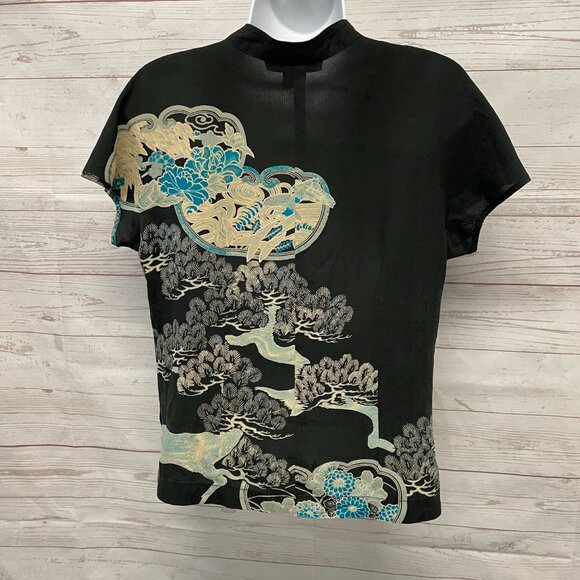 Vintage Citron of Santa Monica Silk Blouse - Picture 3 of 6